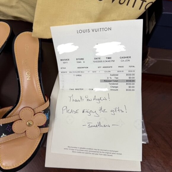 Louis Vuitton X Tekashi Mirukami Mule Slides - Picture 4 of 4